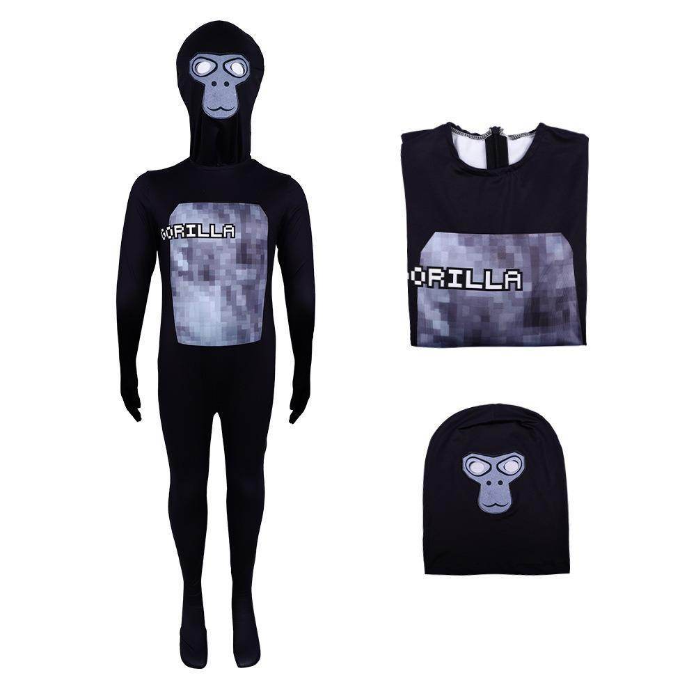 Games Crazy Lava Kaiju Gorilla Tap Cosplay Costumes for Kids - Azufun