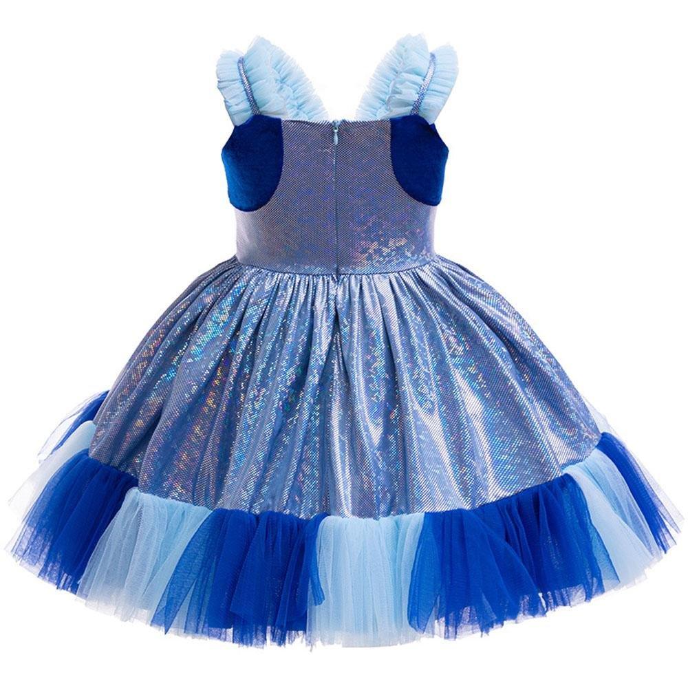 Girls' Bluey Princess Tutu Dress Costume Cartoon Print Cosplay for Kids