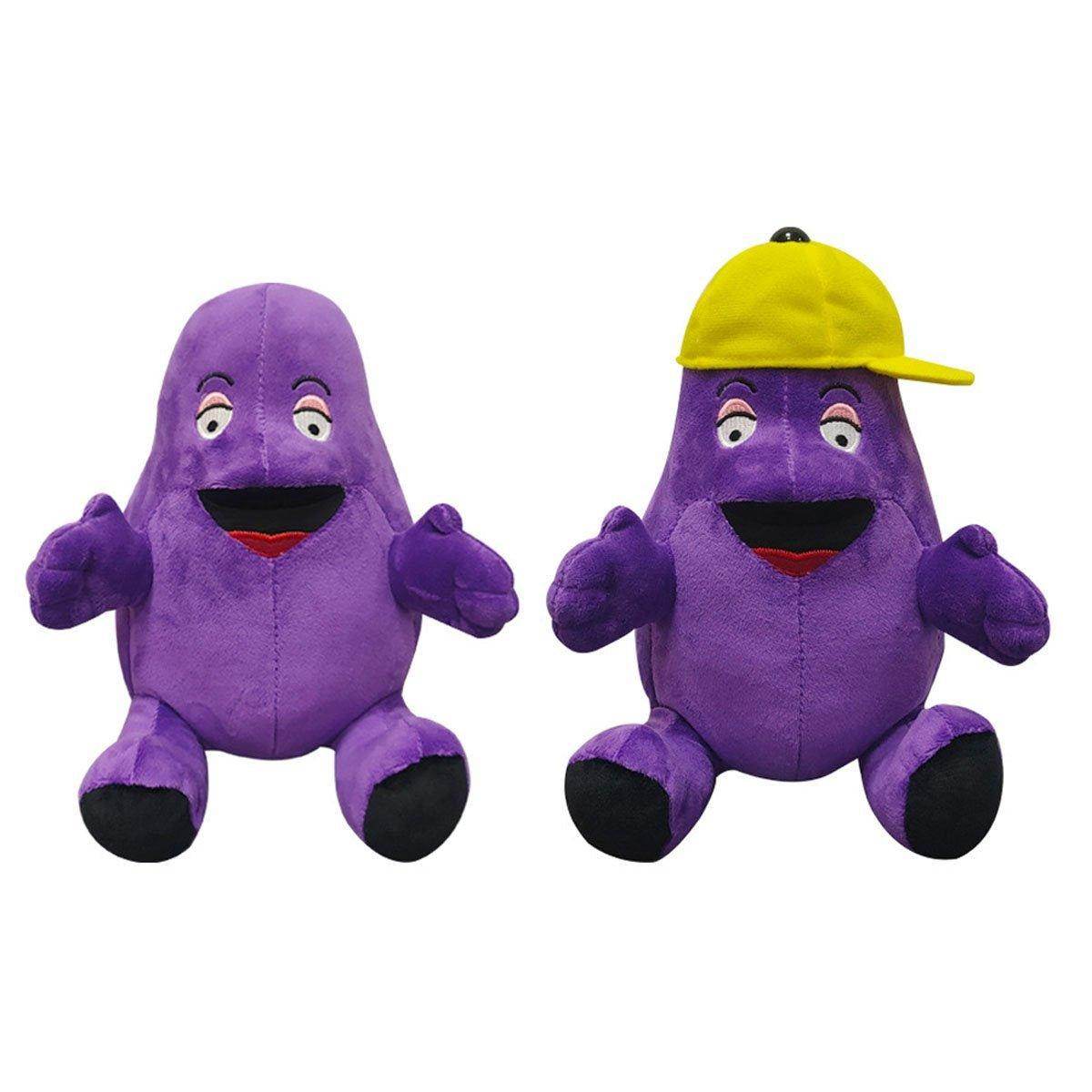 Grimace Shake Killer Purple Milkshake Stuffed Doll Toys - Azufun