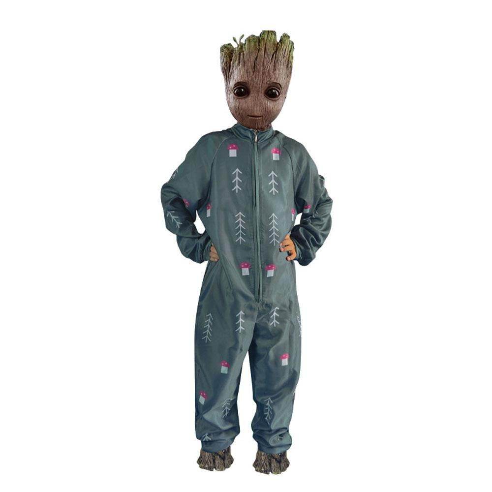 Guardians of the Galaxy Ente Groot Costume jumpsuit Halloween Cosplay Outfits Party Carnival Suit - Azufun