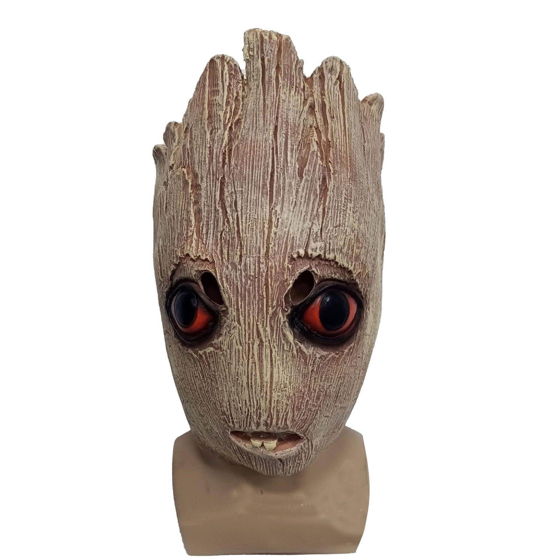 Guardians of the Galaxy Groot Mask latex Halloween - Azufun