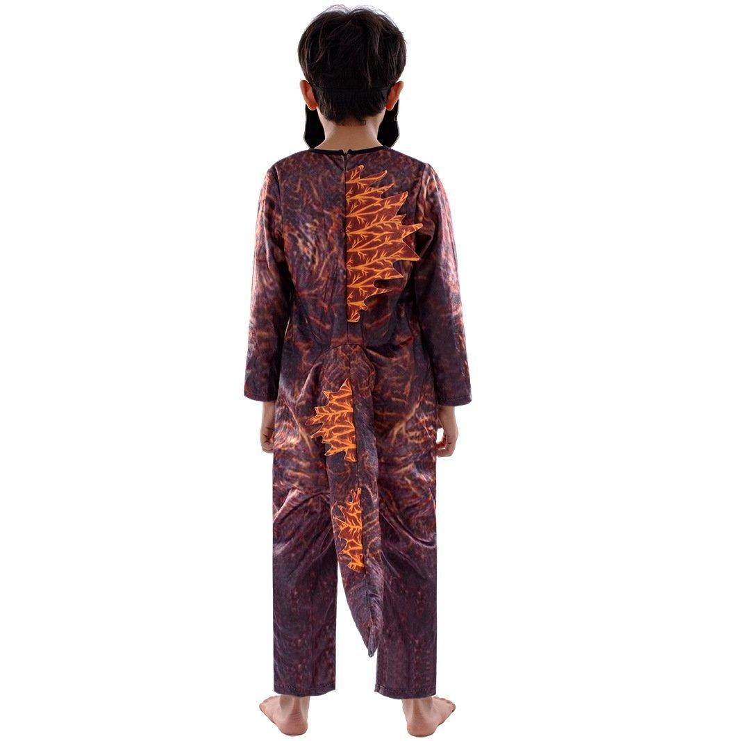 Halloween New Cosplay Fire Godzilla Kids Costume - Azufun