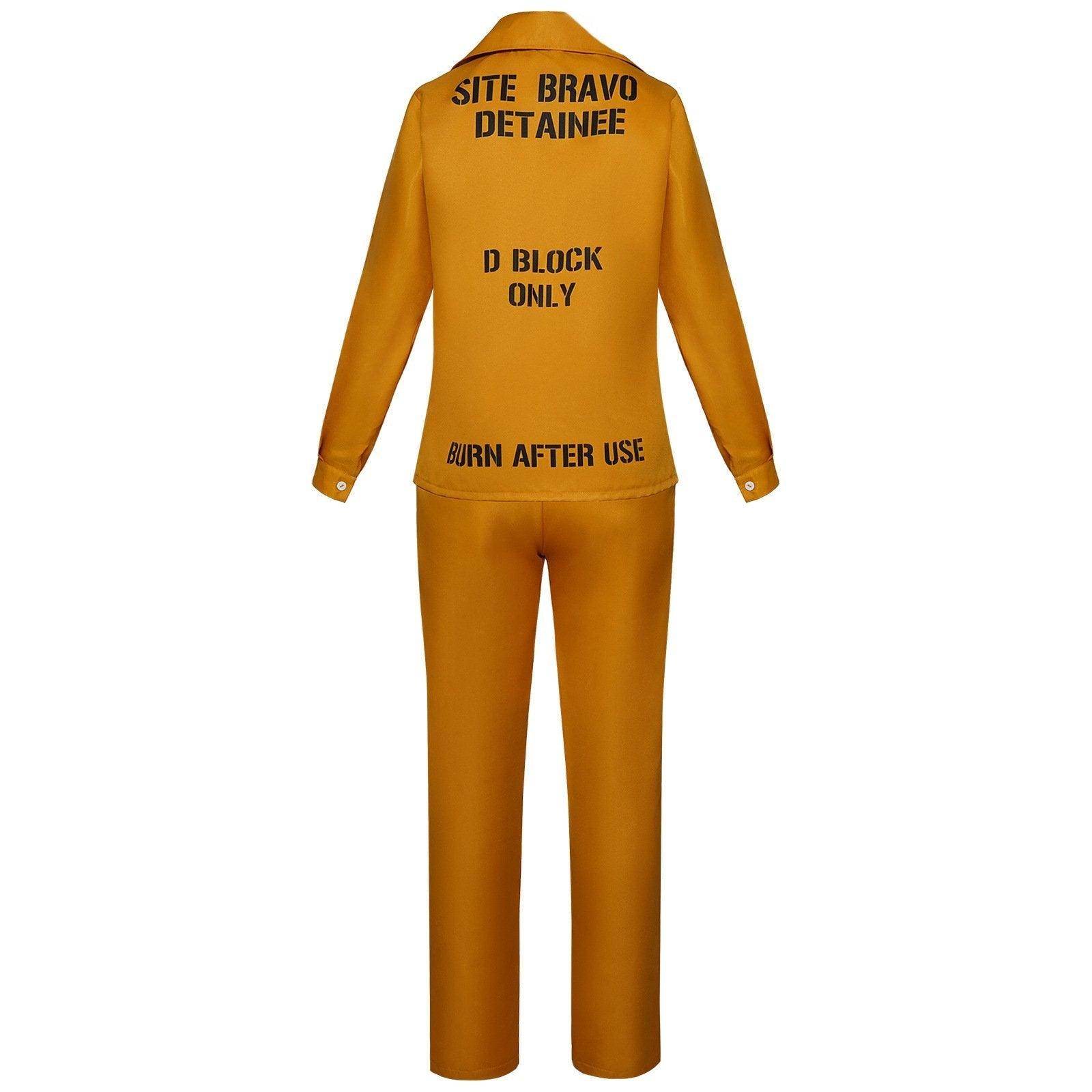 Halloween suicide squad clown Harley Quinn female prison uniform costumes - Azufun