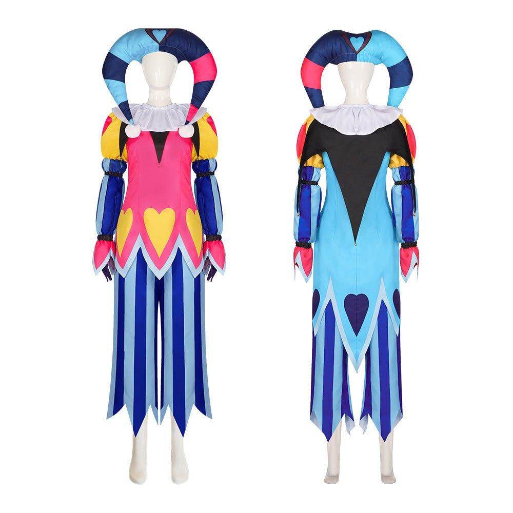 Hazbin Hotel Helluva Boss Fizzarolli clown stage costume cosplay - Azufun