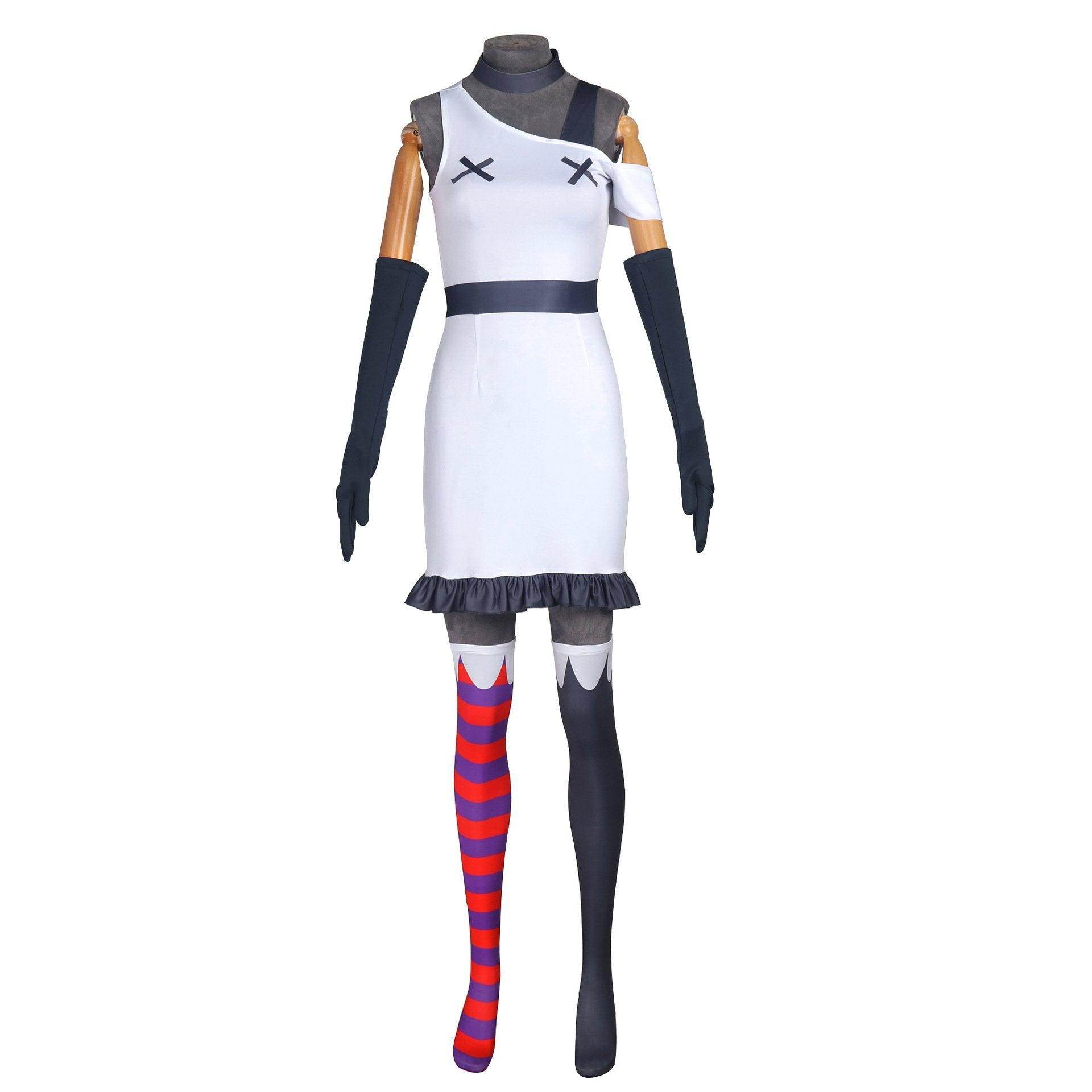 Hazbin Hotel Vaggie Adult Cosplay Costume Outfits Carnival Suit - Azufun