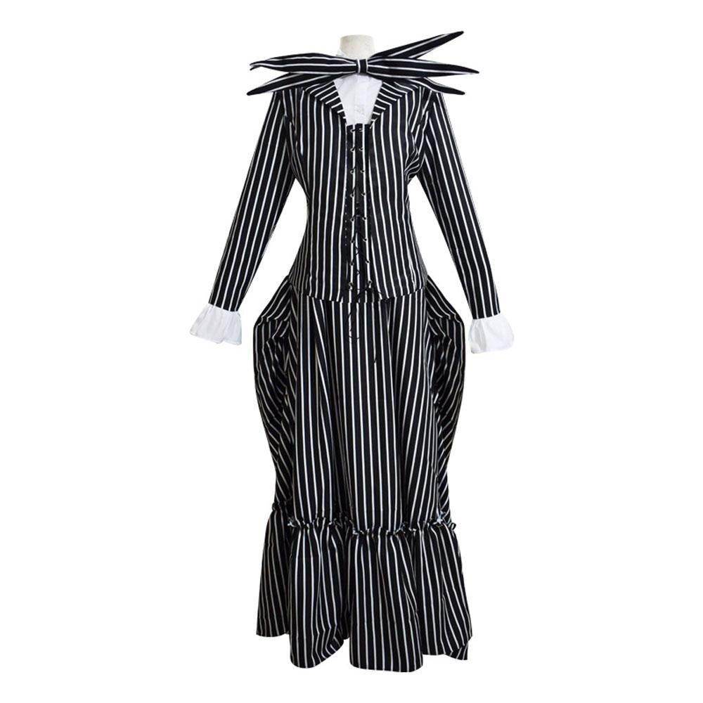 Jack Skellington Couples Costume Nightmare Before Christmas For Women Men - Azufun