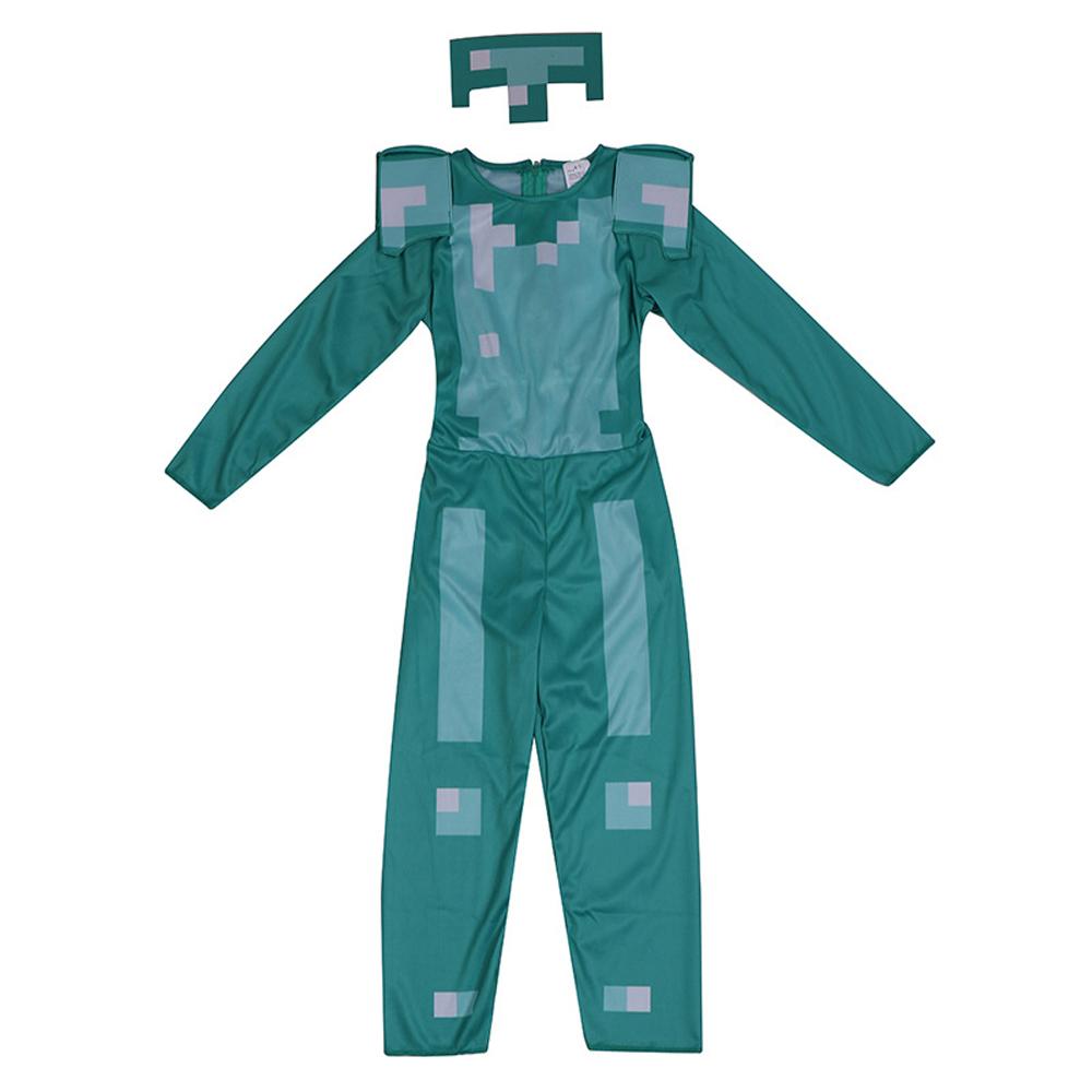 Disguise Minecraft Armor Cosplay Costume Kids' Halloween Jumpsuit