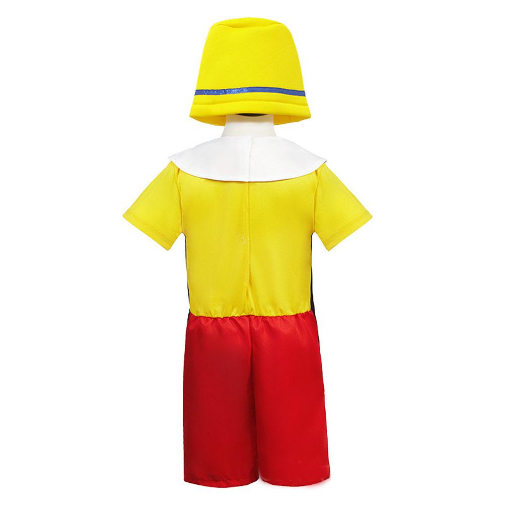 Long nose Pinocchio Set Halloween Carnival Cosplay Costume For Kids