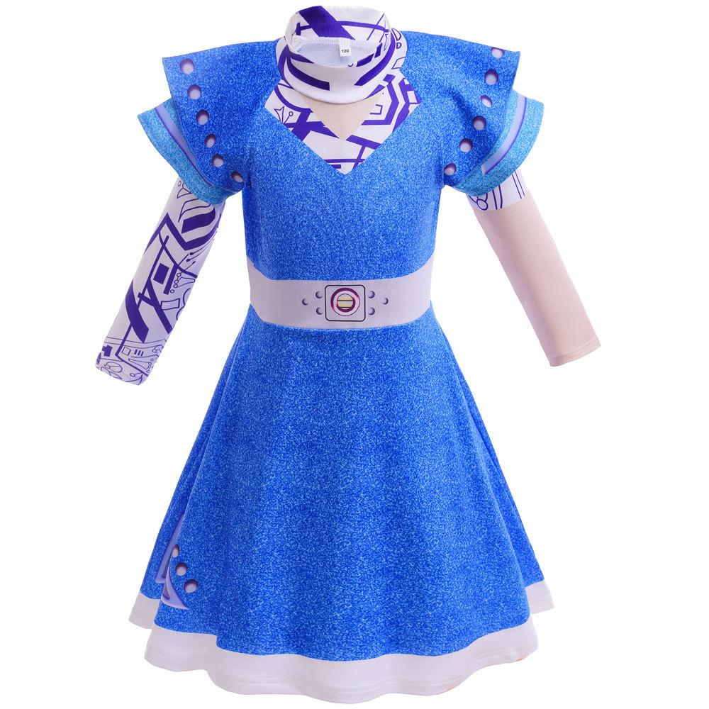 Zombie 3 Children's cheerleading cosplay costumes Halloween girls' dresses