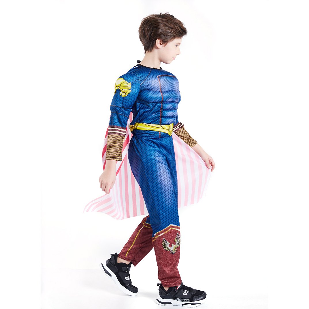 Kids The boys homelander costume cosplay set jumpsuit