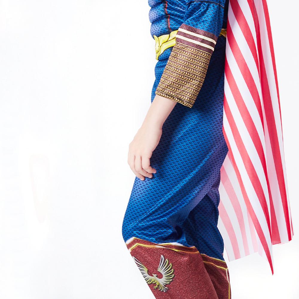 Kids The boys homelander costume cosplay set jumpsuit
