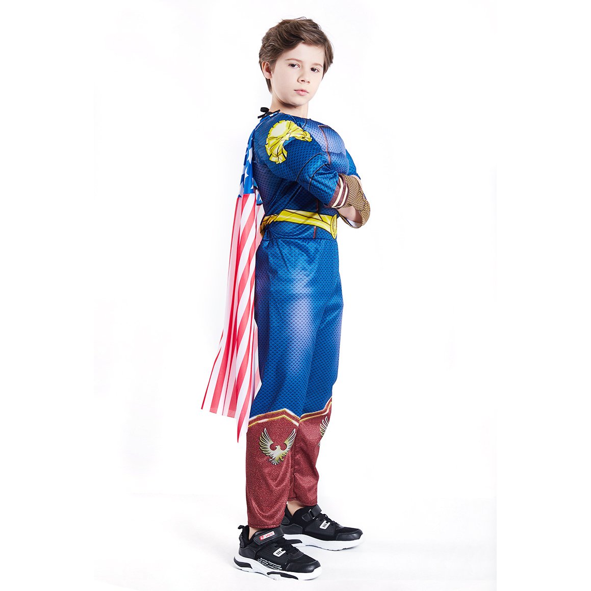 Kids The boys homelander costume cosplay set jumpsuit