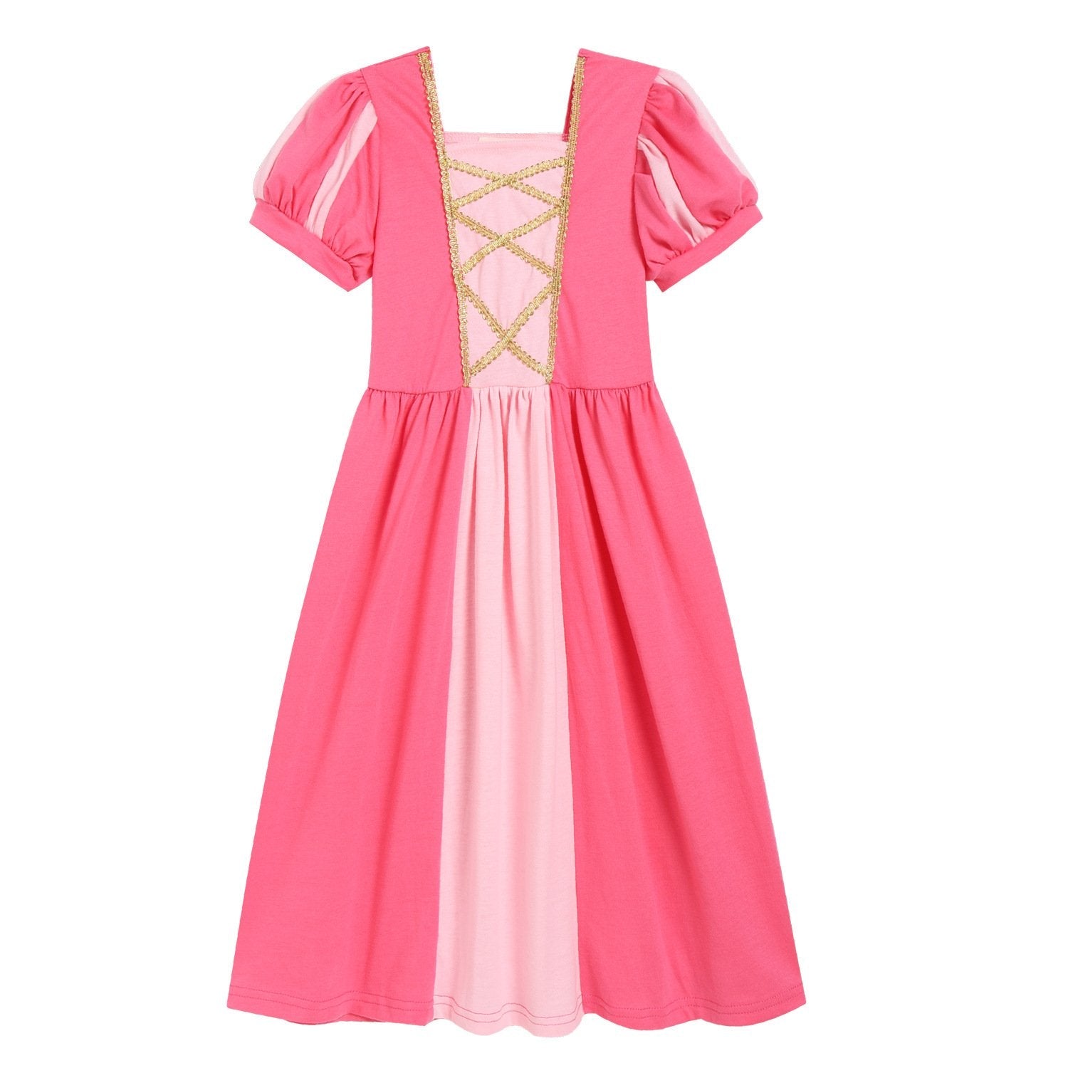 Girls Belle Cinderella Snow White Princess Wind Knitted Costume Dress