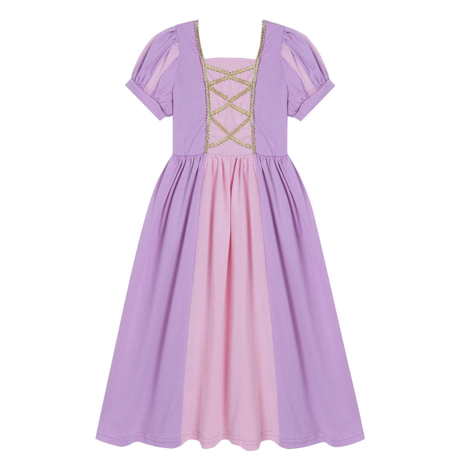 Girls Belle Cinderella Snow White Princess Wind Knitted Costume Dress