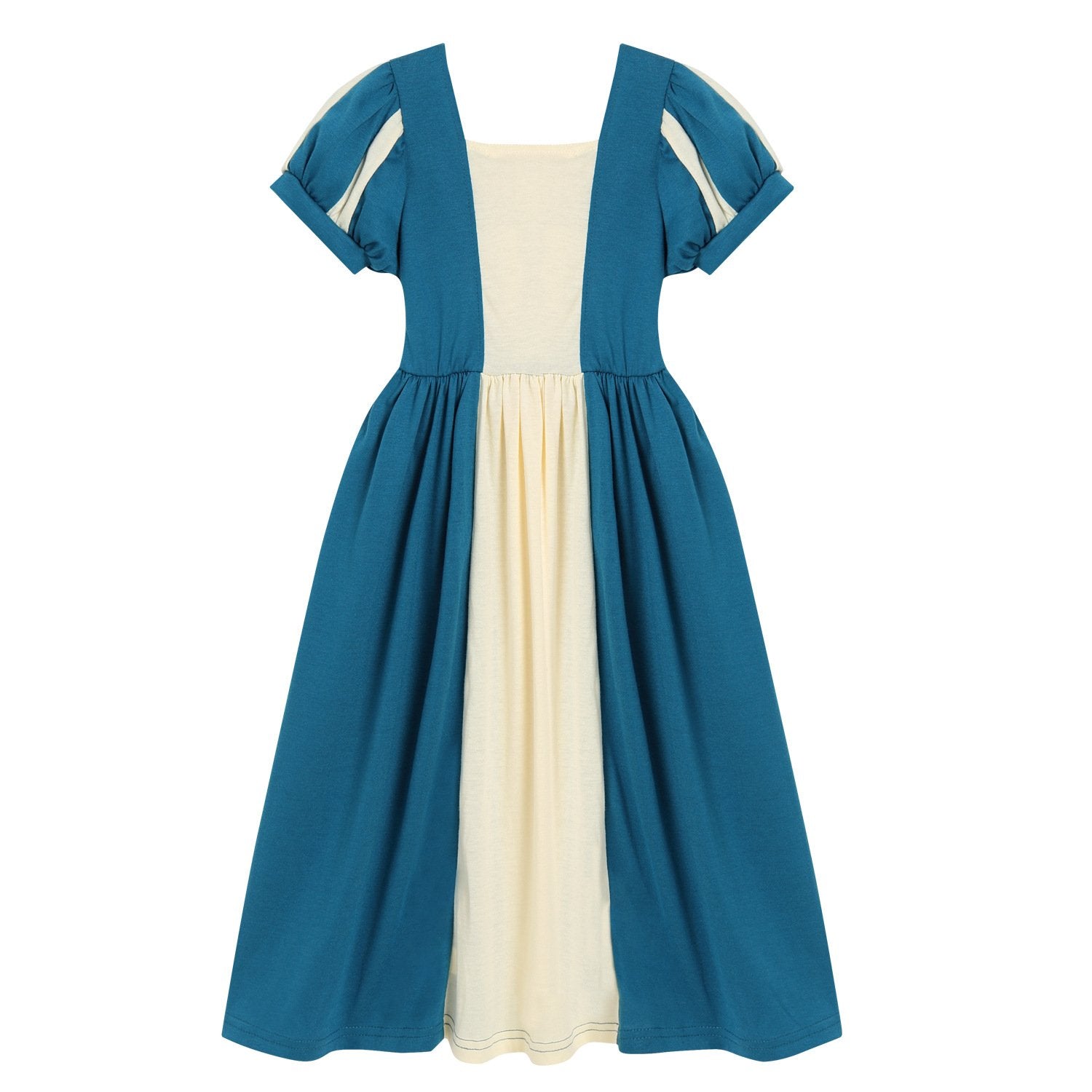 Girls Belle Cinderella Snow White Princess Wind Knitted Costume Dress