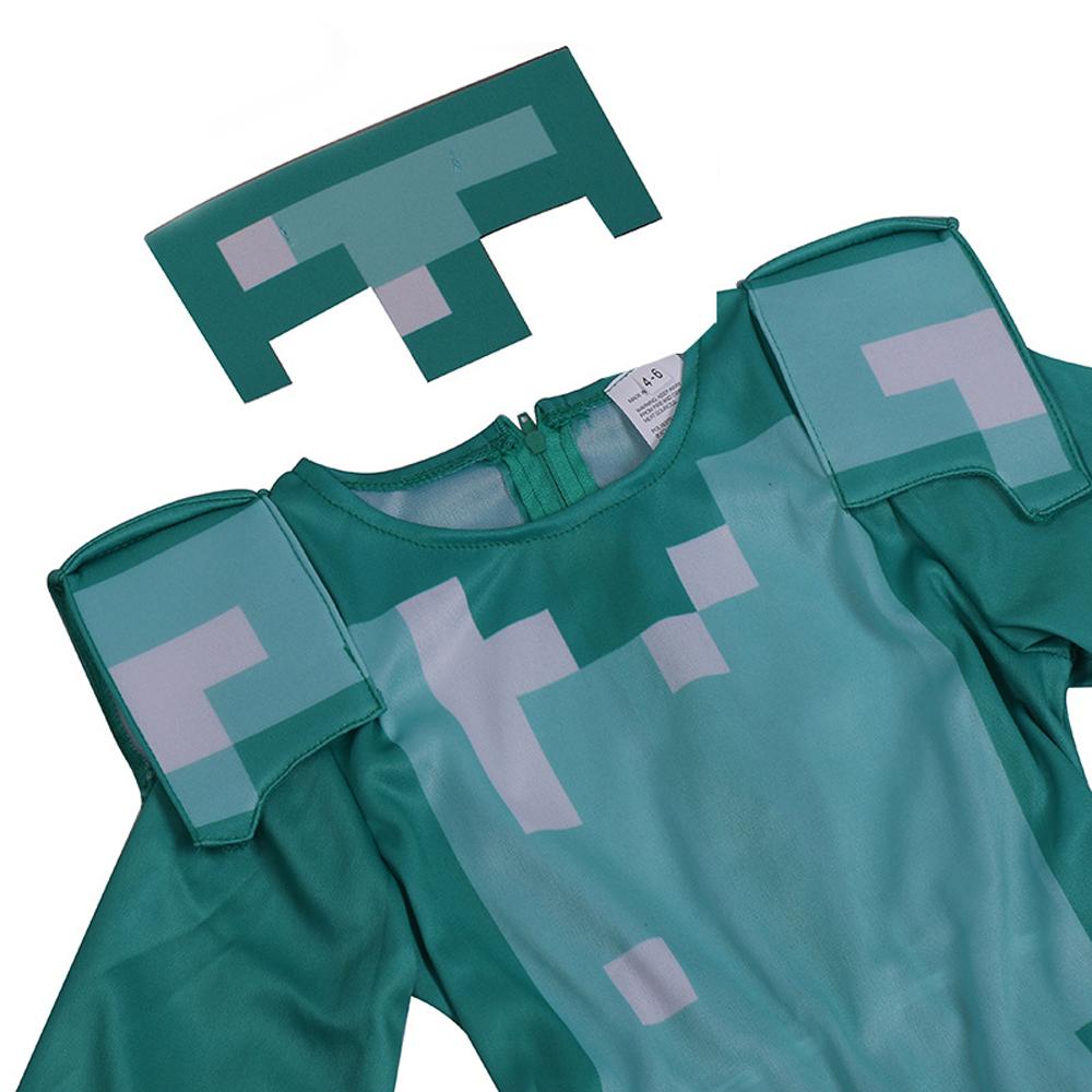 Disguise Minecraft Armor Cosplay Costume Kids' Halloween Jumpsuit
