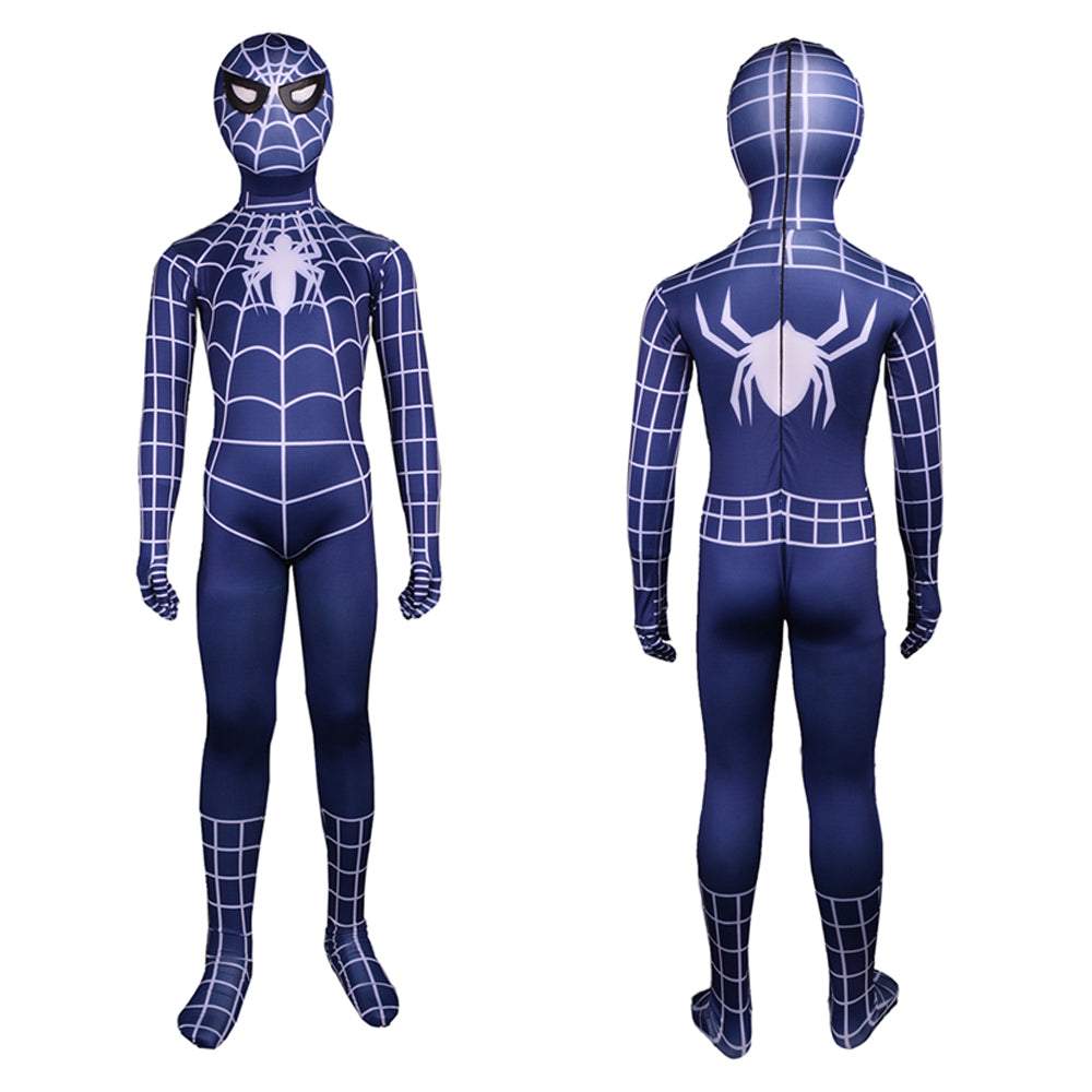 kid Spiderman Costume Cosplay Jumpsuit Superhero Full Body Zentai Suit