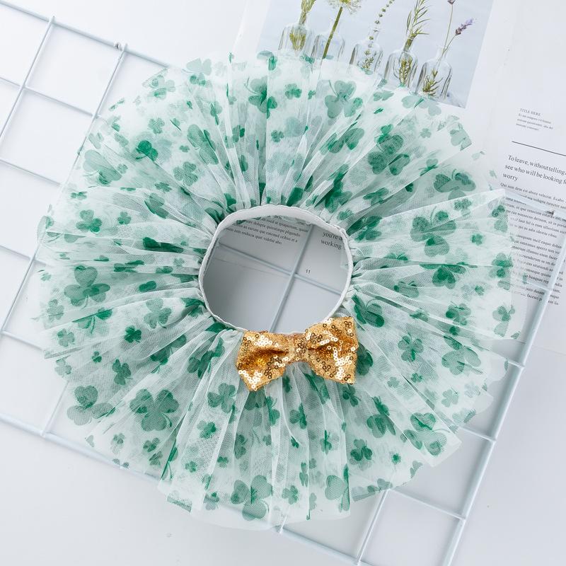 Toddler Baby Girl St. Patrick's Day Outfit Green Tutu Skirt Sets