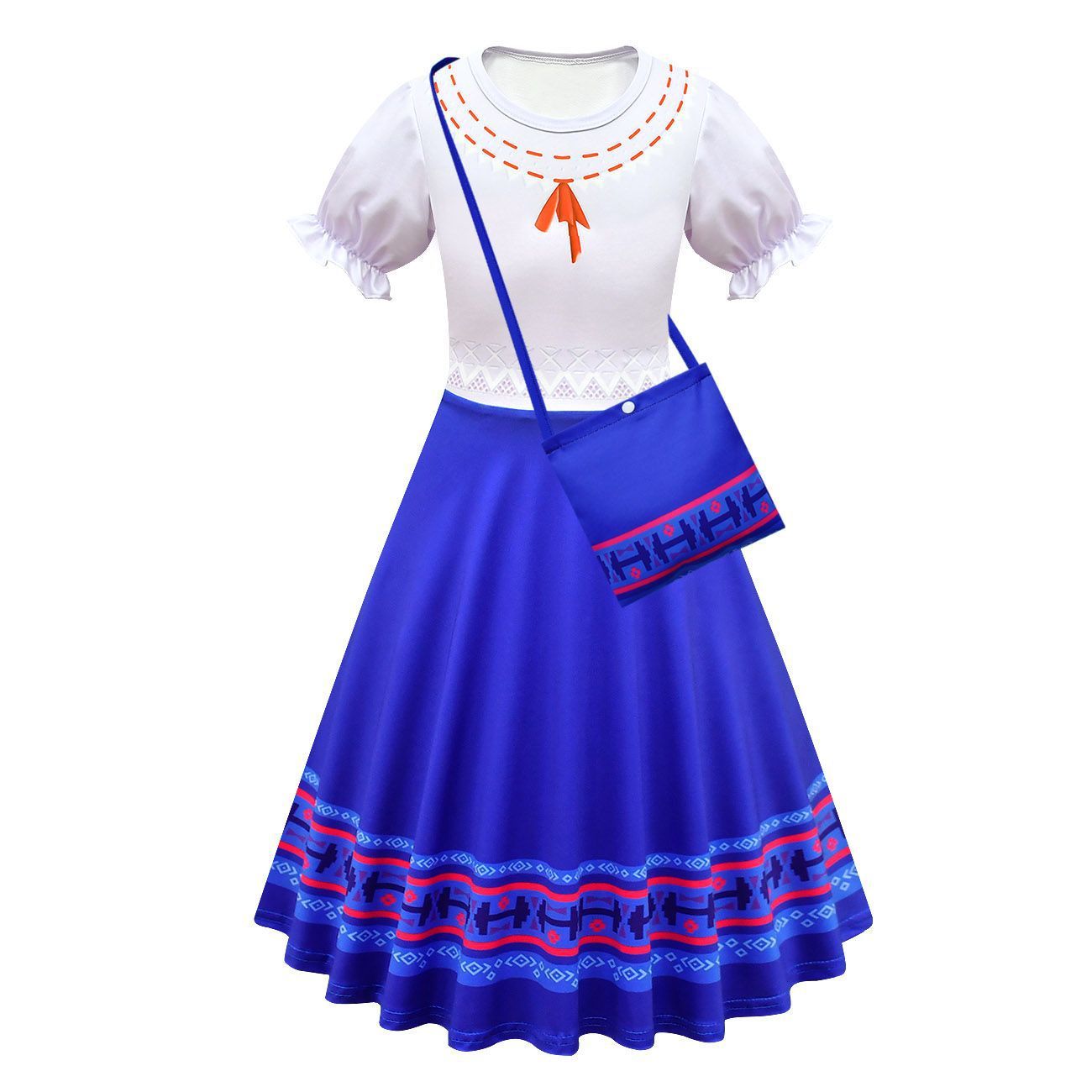 Encanto Luisa Dress for Girls Kids' Festival Cosplay Costumes Outfits
