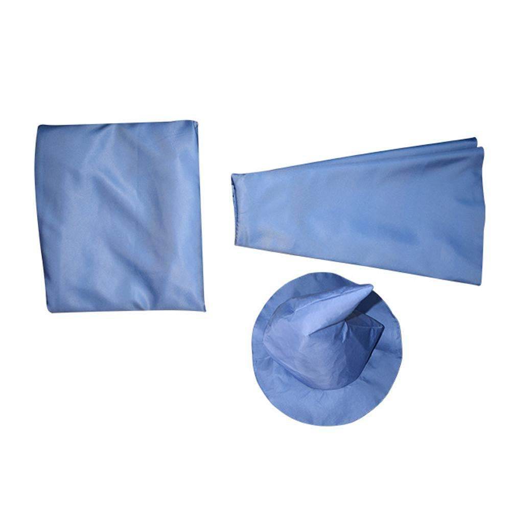 Harry Potter Costume Cosplay Beauxbatons School Uniform Fleur DE Kurt Costume for Girls Women - Azufun