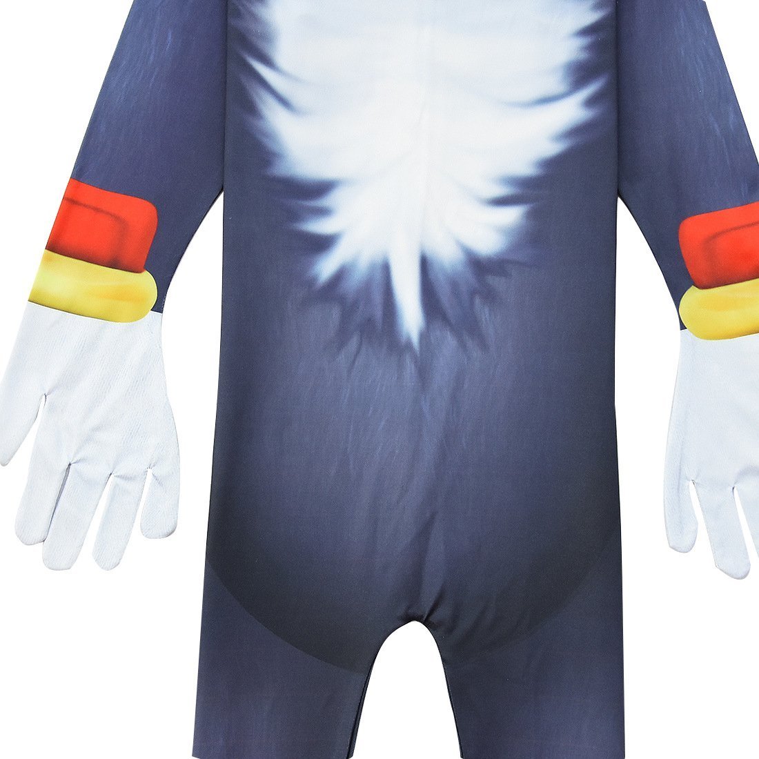 Kids Shadow the Hedgehog Cosplay Zentai Suit Costume Children Jumpsuit Bodysuit Outfits