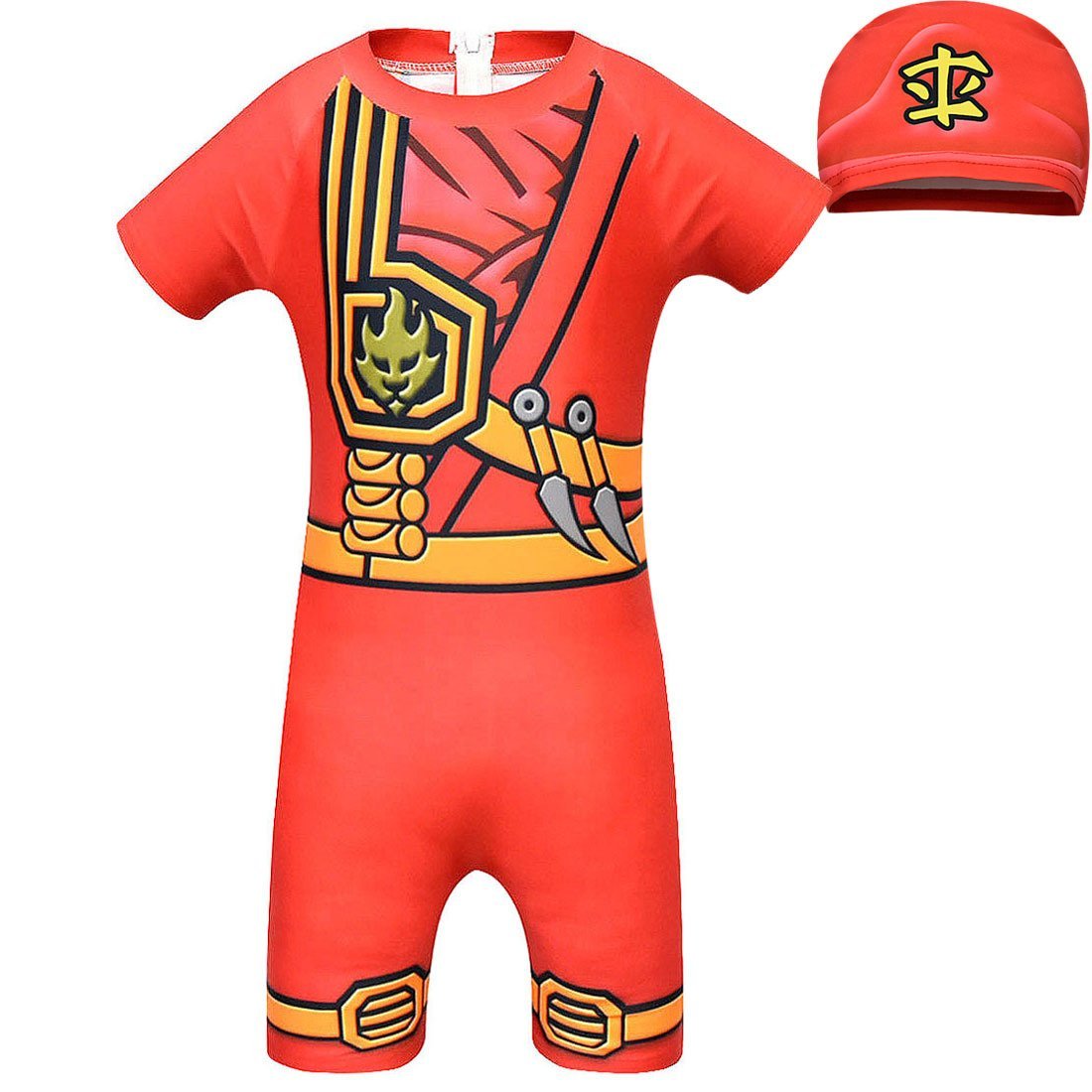 Children's play with wate new conjoined cosplay Boy phantom sets ninja kids ninjago costume Swim suit