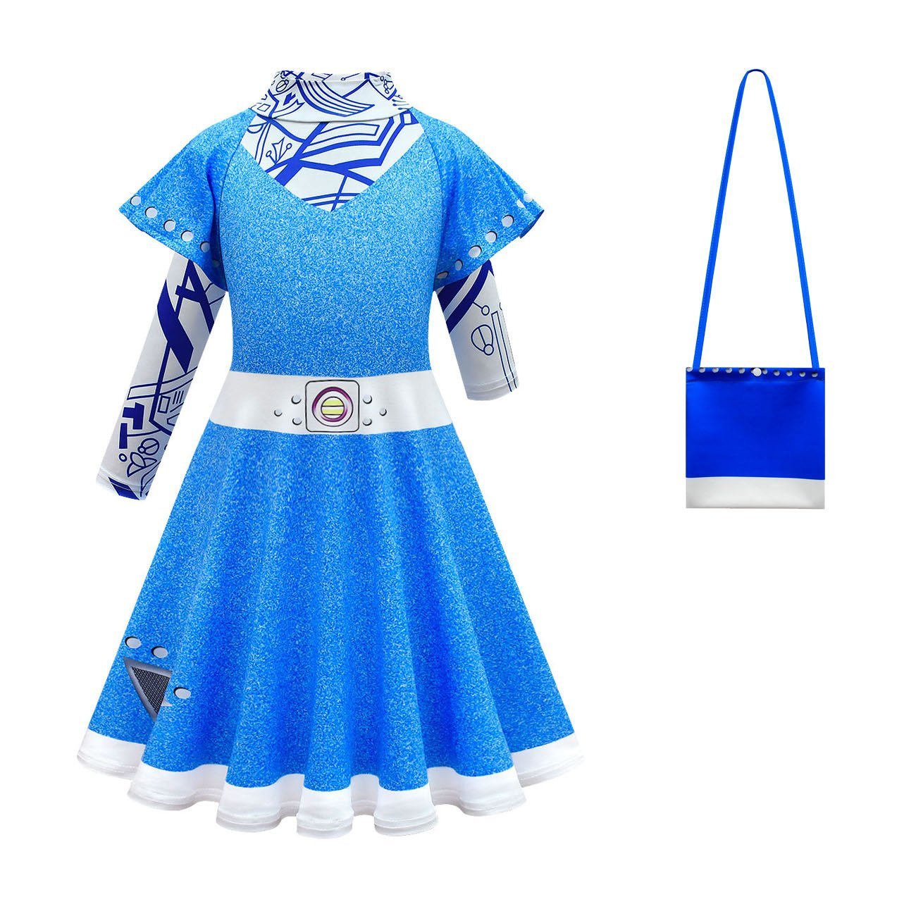 Girls' Zombie High School 3 Cosplay Costumes Halloween Outfit Dress For Kids