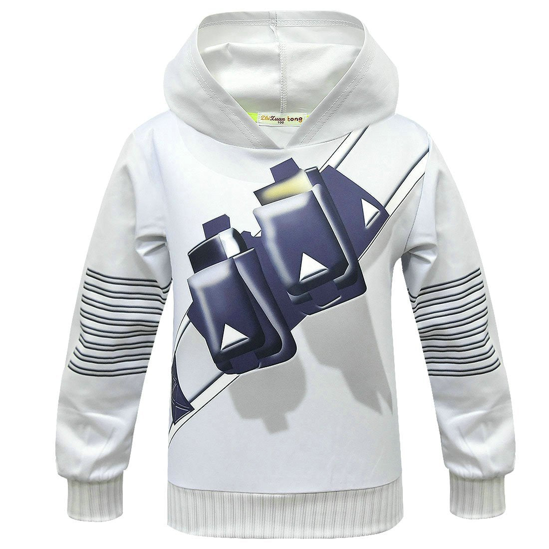 DJ Marshmello Chris Comstock Costume Top Pants Sets for Kids