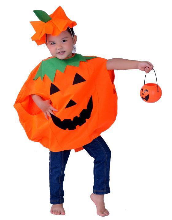 Children's Halloween Party Costume Jackolantern Pumpkin Kid Child