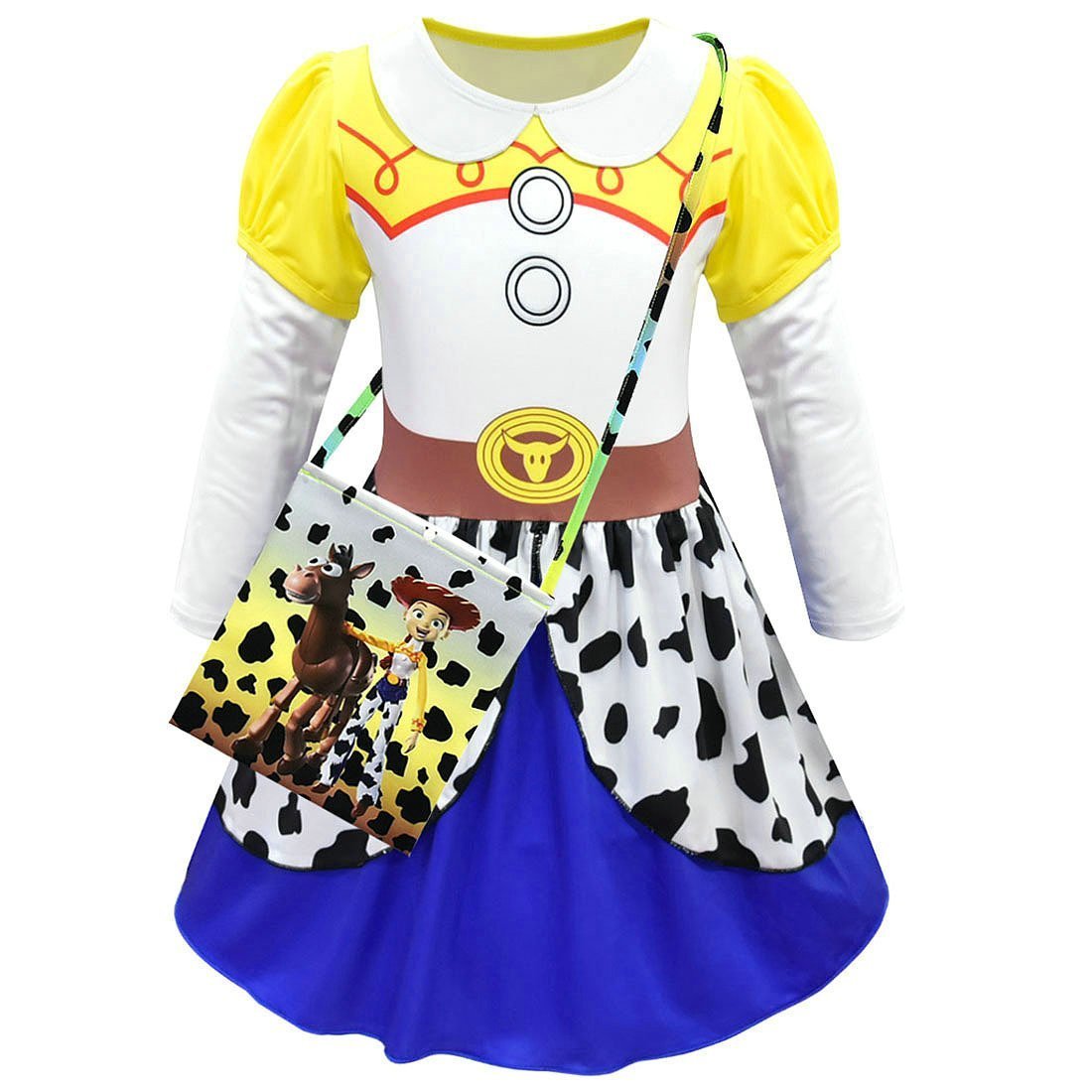 Toy Story 4 Jessie Costume Long Sleeve Dress for Kids