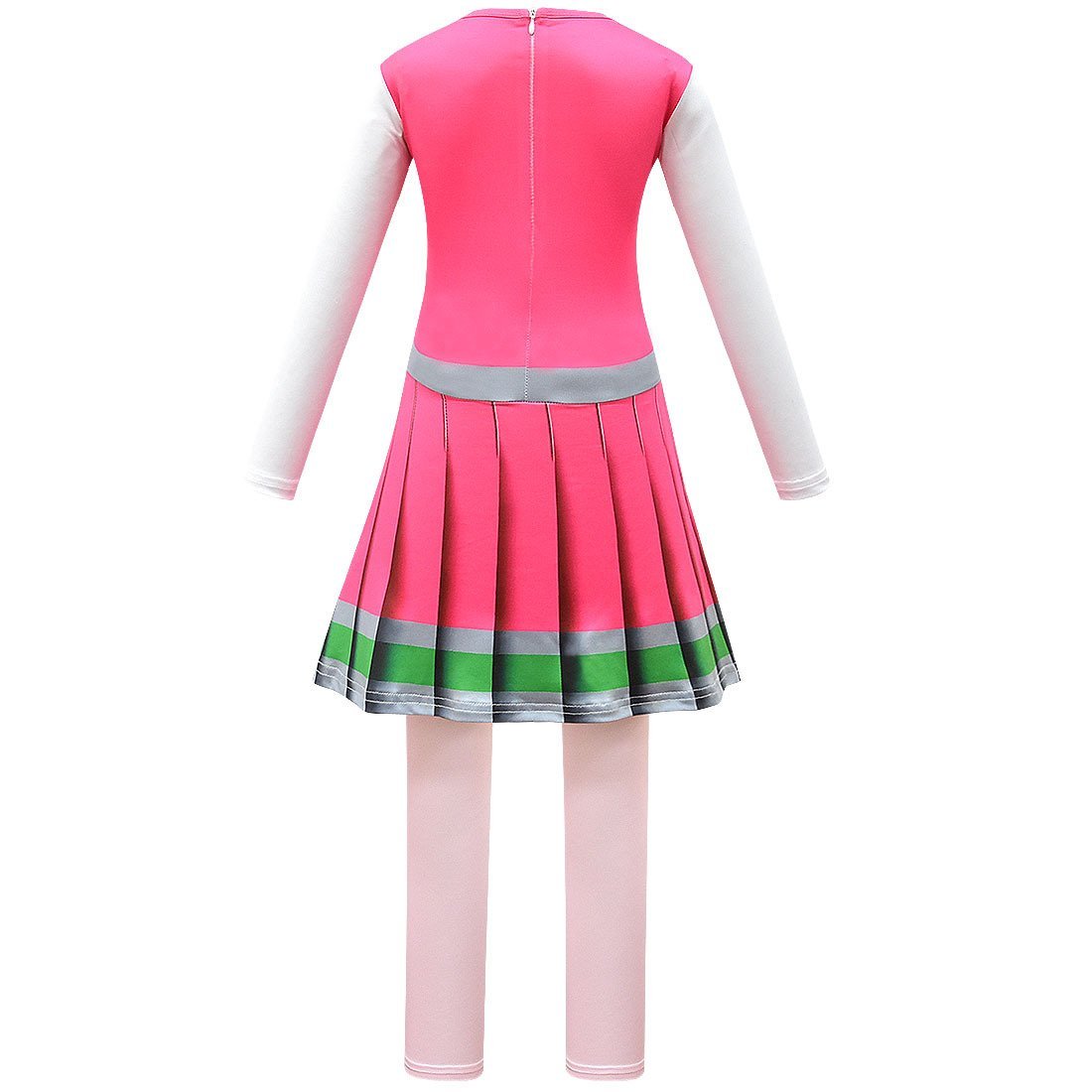 Kids Zombies 2 red dress Girls Addison Cheer Camp Fancy Dress Costume Cosplay for Girls