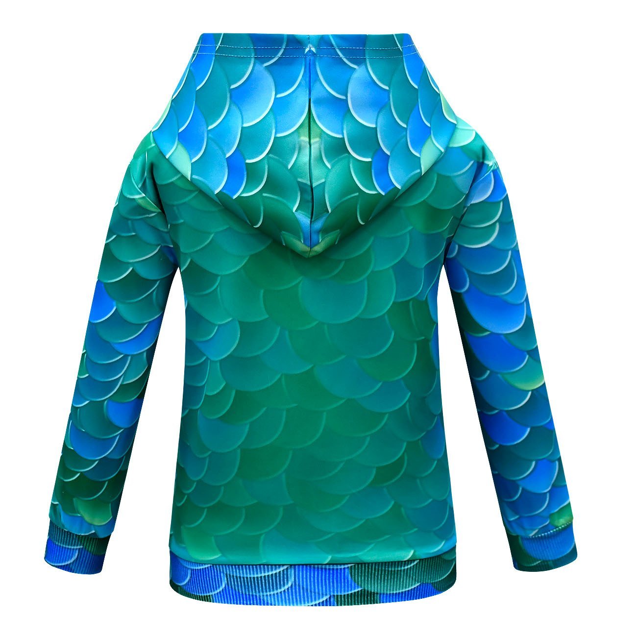 Luca cosplay fish monster costume boy sweater hoodie trousers suit