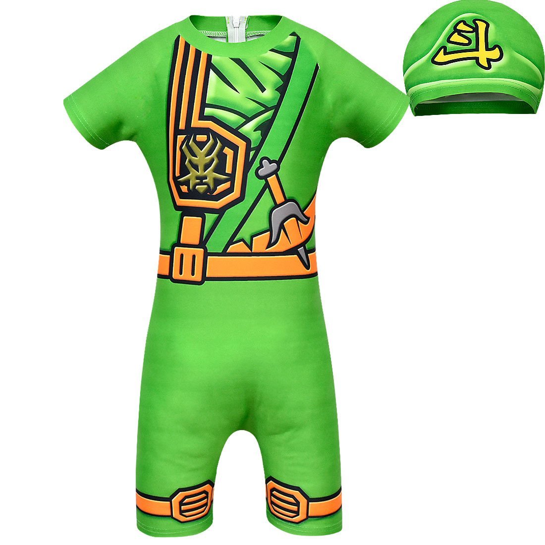 Children's play with wate new conjoined cosplay Boy phantom sets ninja kids ninjago costume Swim suit