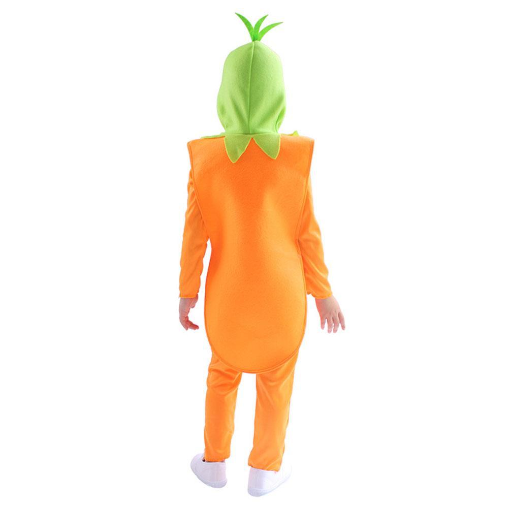 Halloween Carrot Cosplay Costumes Romper Onesie Cute Jumpsuit Outfit for Kids
