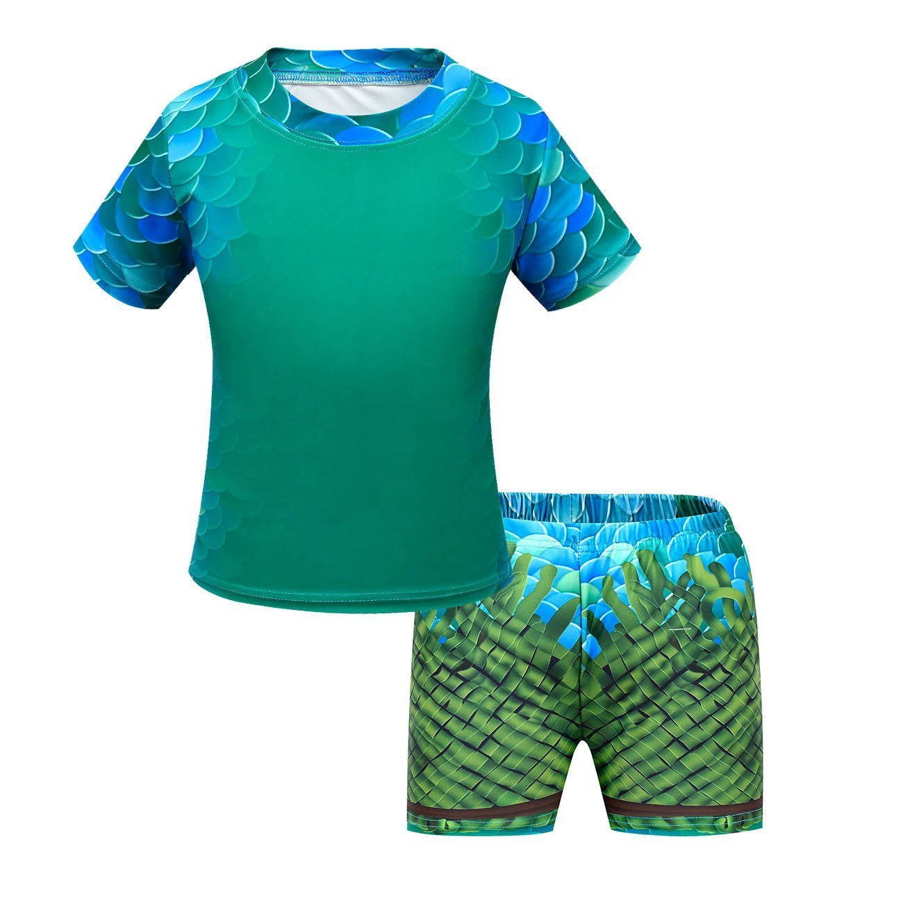 Three-piece Swimsuit Set Luca Cosplay Kids Swimsuit Set