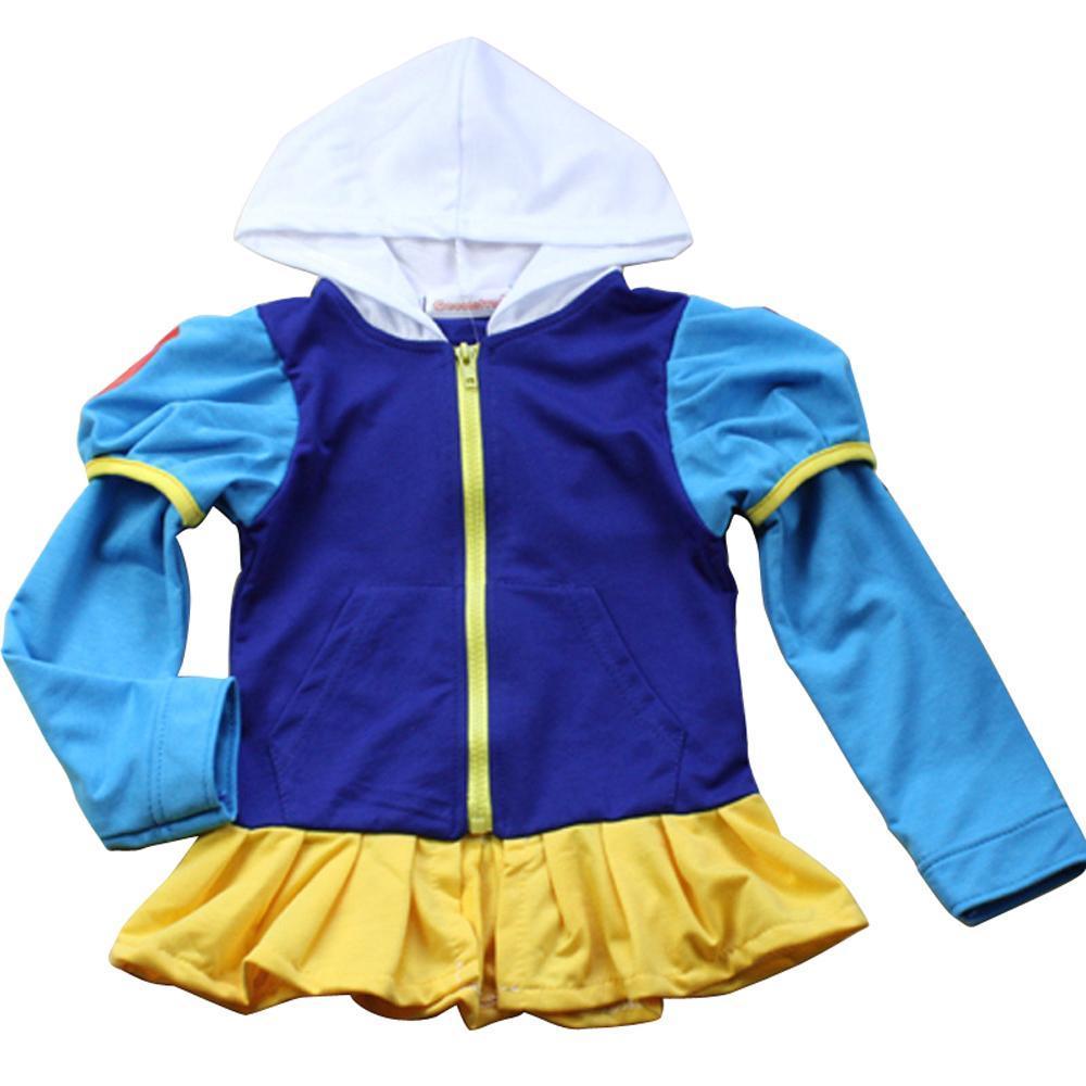 Kids Frozen Anna Elsa Sweat shirt hoodie Cosplay Jacket