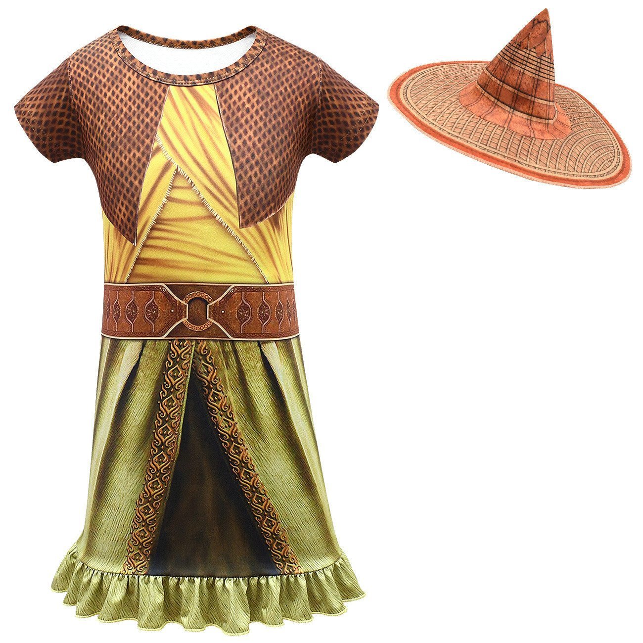 Raya and the Last Dragon Cosplay Kids Nightdress Sleepwear Girls Pajamas