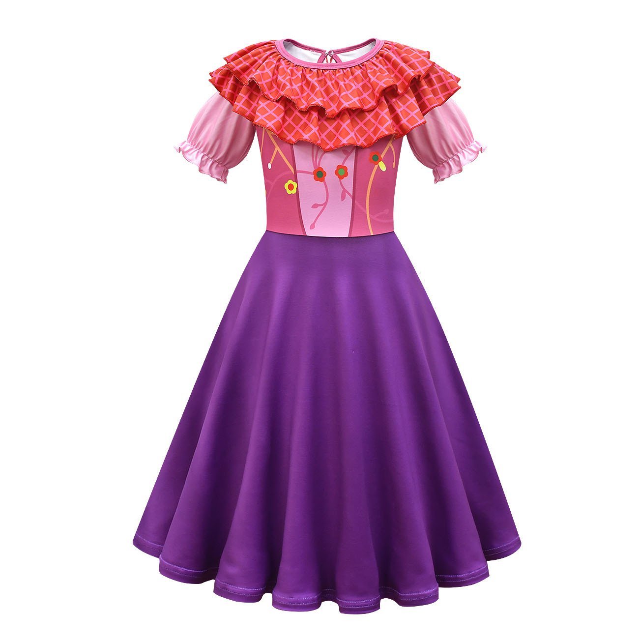 Purple hocus pocus Sarah Sanderson Cosplay Suit Costume Dress Outfits for kids