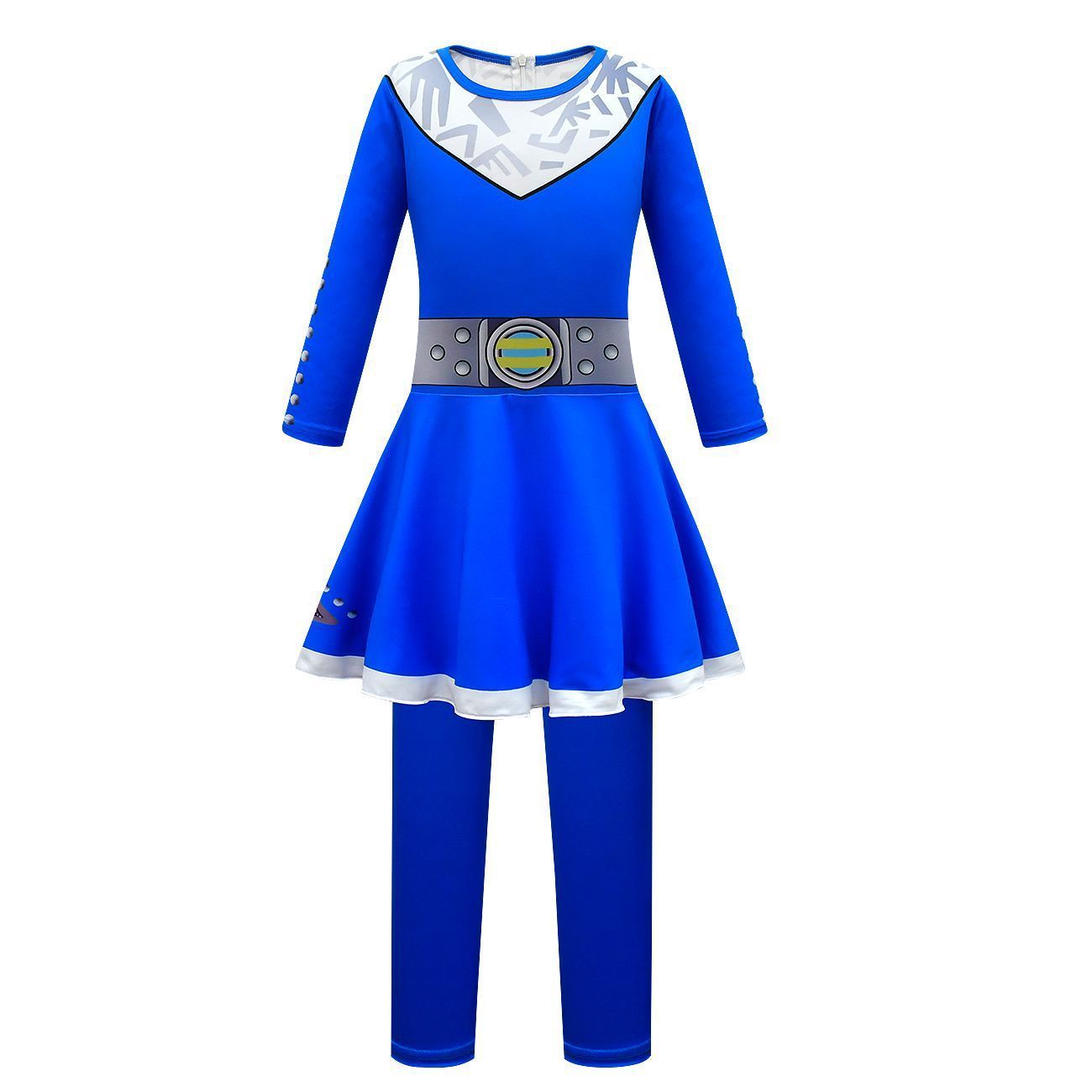College Zombies 3 Blue Cosplay dress Jumpsuit Costume Bodysuit Outfits for kids