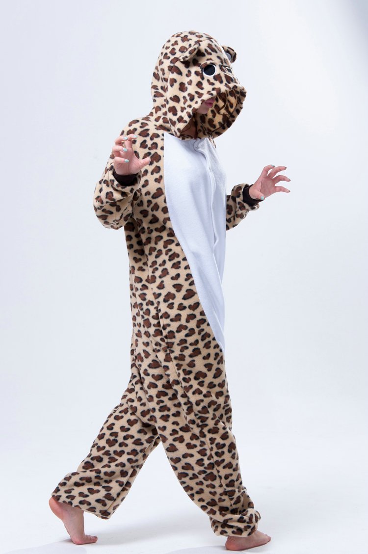 Animal Adult Leopard Bear Costume Onesies Kigurumi Pajamas