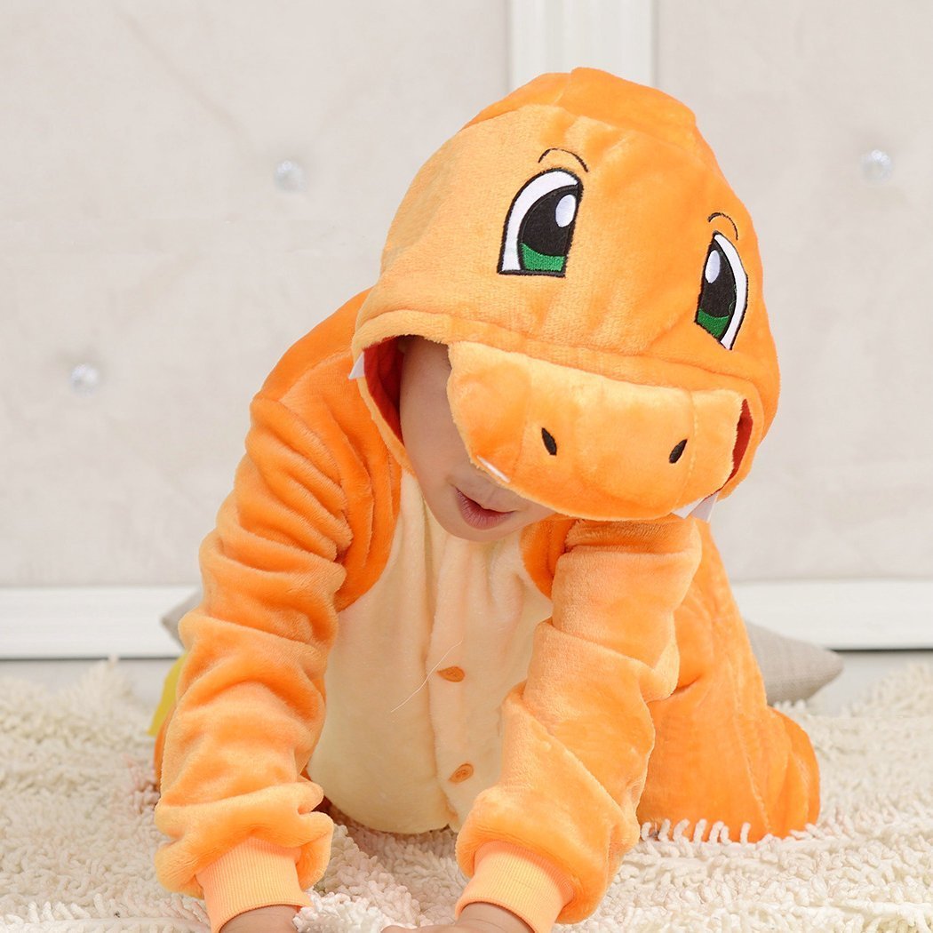 Kids Pok¨¦mon Pokemon Charizard Charmander Costume Kigurumi Onesies Pajamas