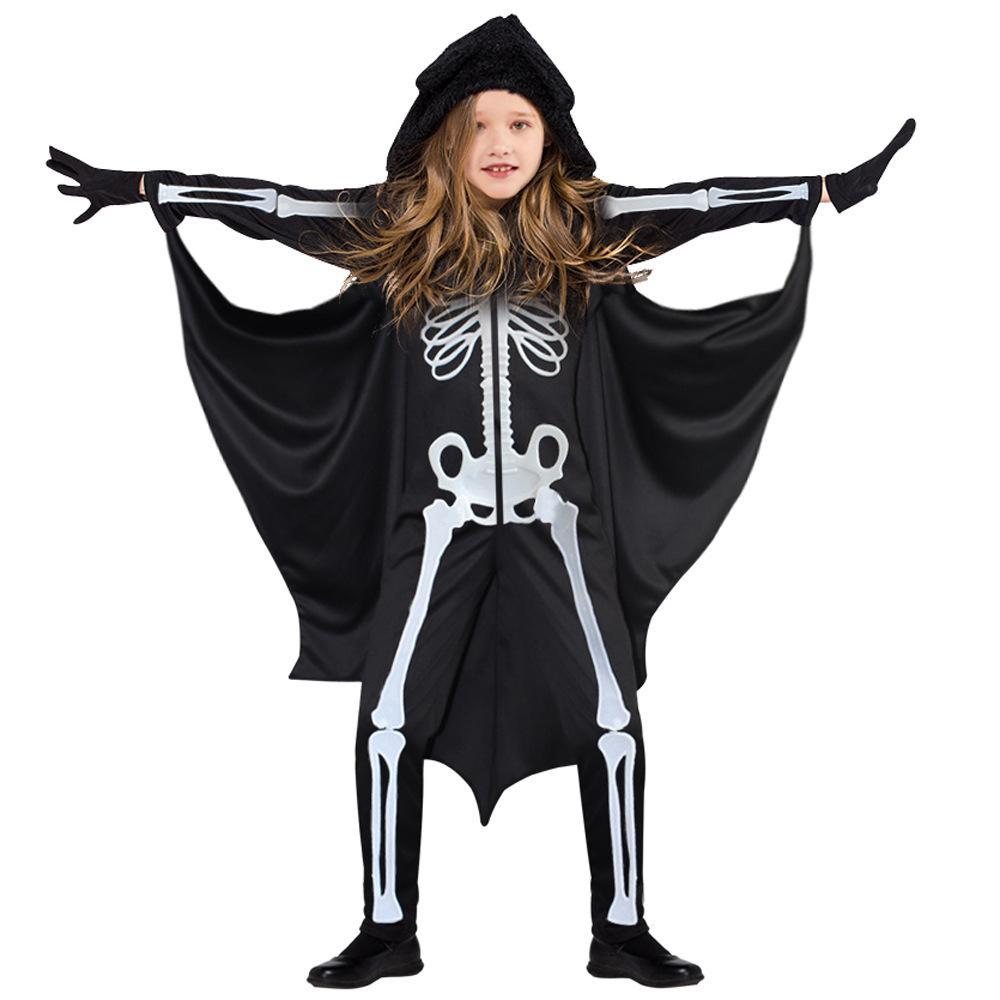 kids Bat cape Cosplay Jumpsuit Halloween Performance Costumes