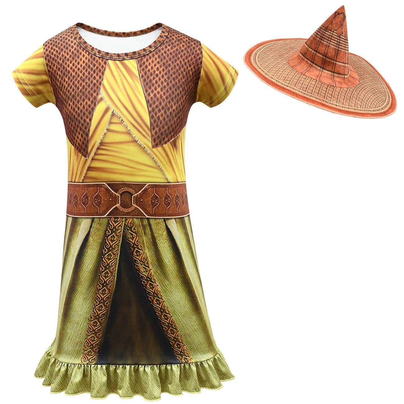 Raya and the Last Dragon Cosplay Kids Nightdress Sleepwear Girls Pajamas