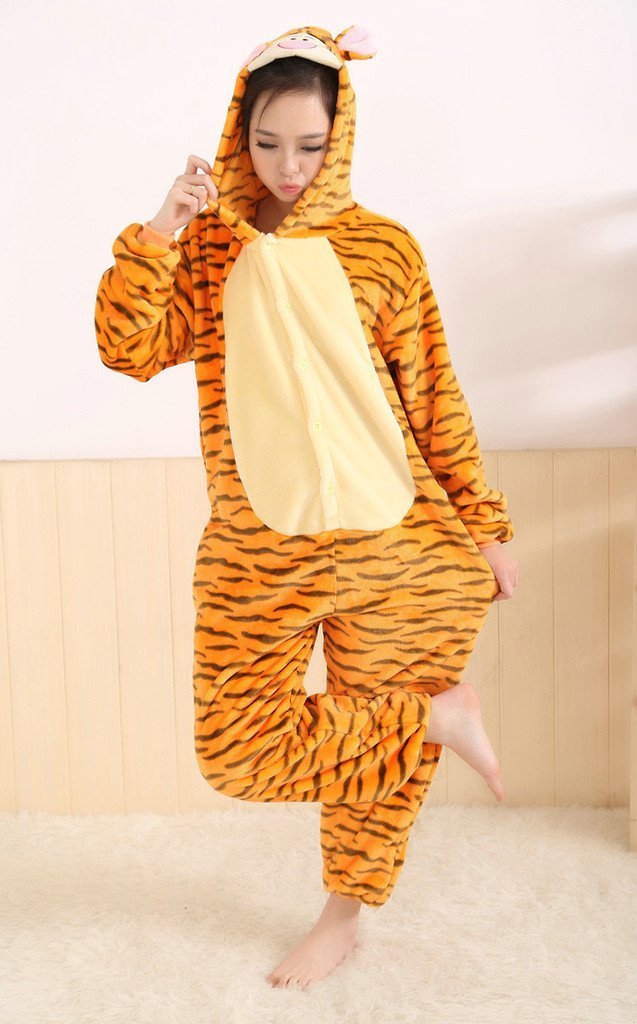 Tiger Onesies Hoodie Pajamas Animal Costume Kigurumi Pajamas