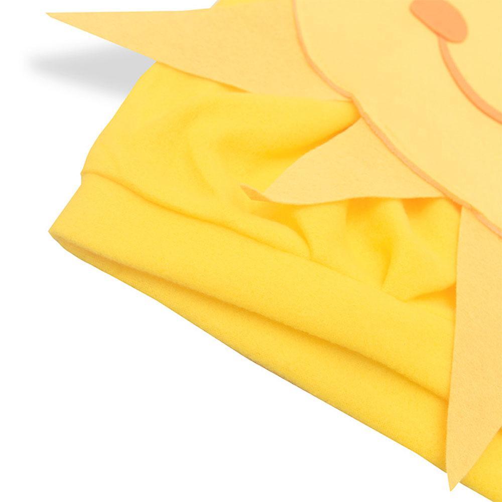 Kids Sun Cosplay Costume Funny Yellow Jumpsuit Halloween Party Romper for Child