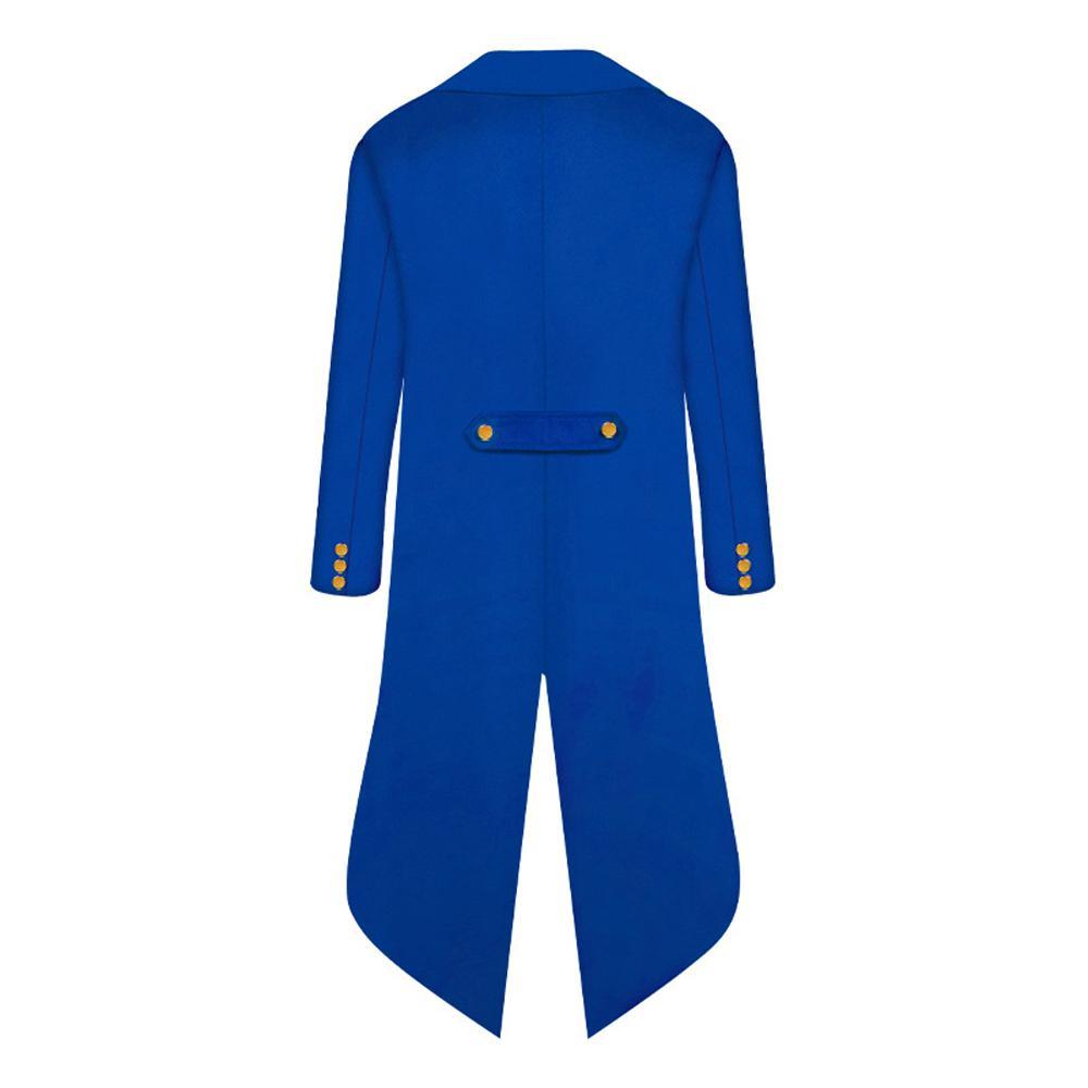 Vampire Gothic Jackets Vintage Halloween Costumes Medieval Steampunk Tailcoat Coat for kids - Azufun