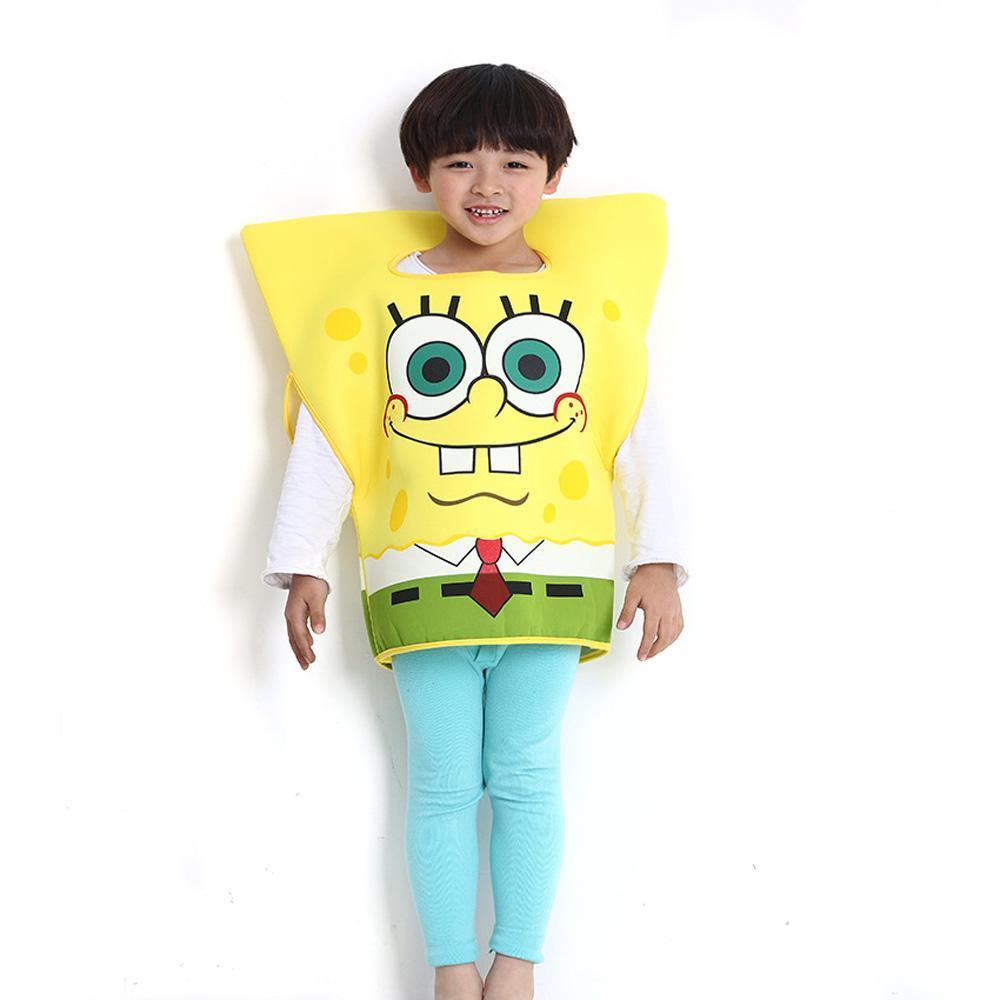 Sponge Bob Kids Children's Day Cosplay Costume One Size - Azufun