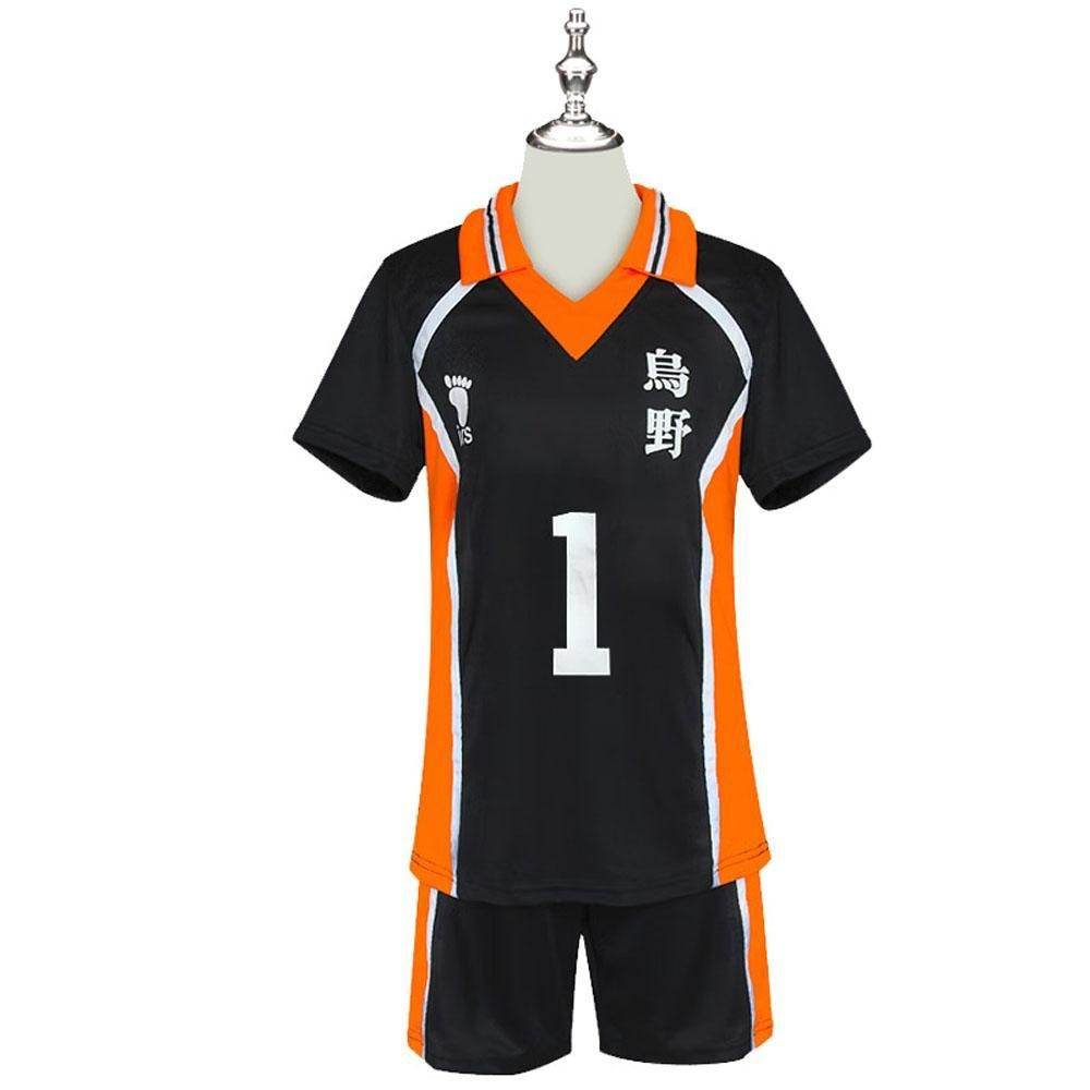 Karasuno Uniforms Anime Haikyu!! Cosplay Costumes Carnival Party Full Set - Azufun
