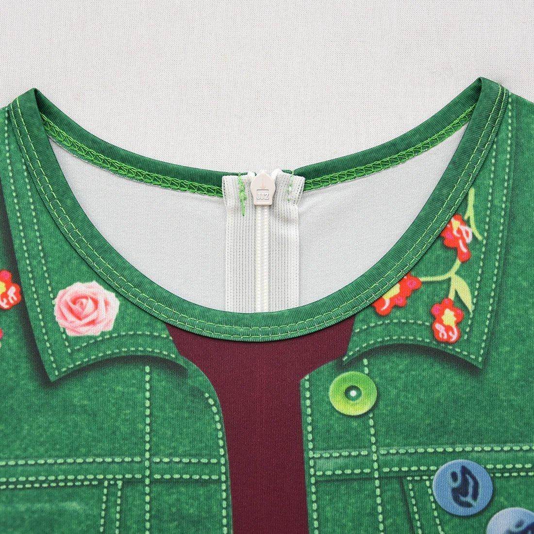 kids College Zombies Cosplay Zentai Suit Costume Children Jumpsuit Bodysuit Outfits - Azufun