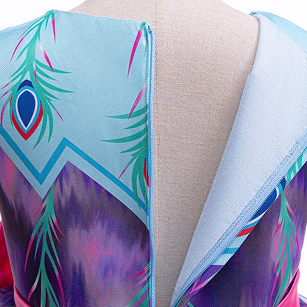 Kids Movie iwaju Princess Dress Outfit Cosplay Costumes Halloween - Azufun